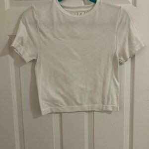 a new day Women's White Crop Top